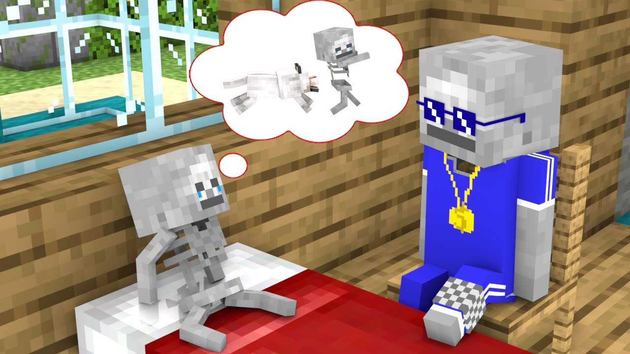 Baby Skeleton's Life - Minecraft Animation