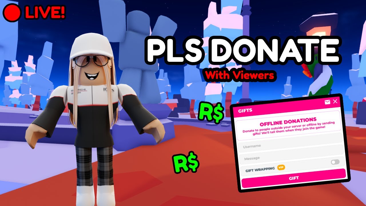 🔴LIVE🔴 PLS DONATE DONATING VIEWERS ROBUX! #shorts #robloxlive