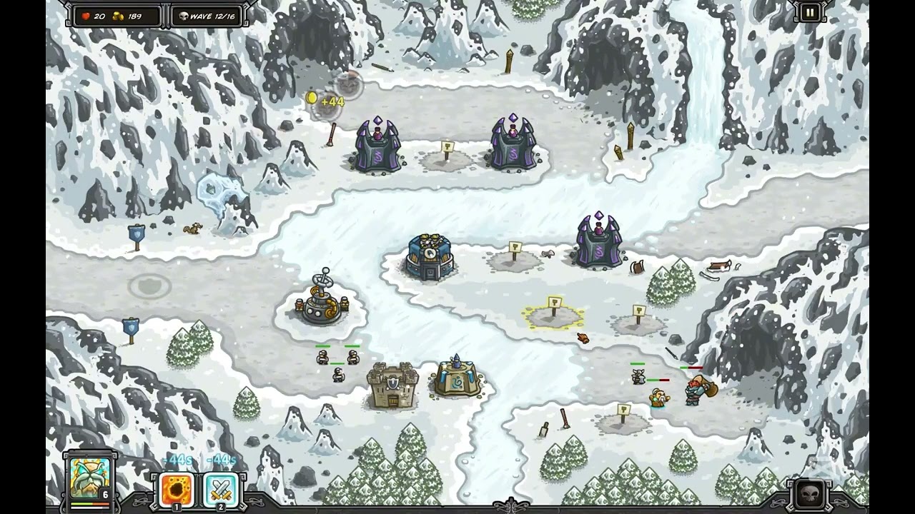 ❄️ KINGDOM RUSH Glacial Heights Campaign Veteran: Ultimate Strategy & Tips! ❄️