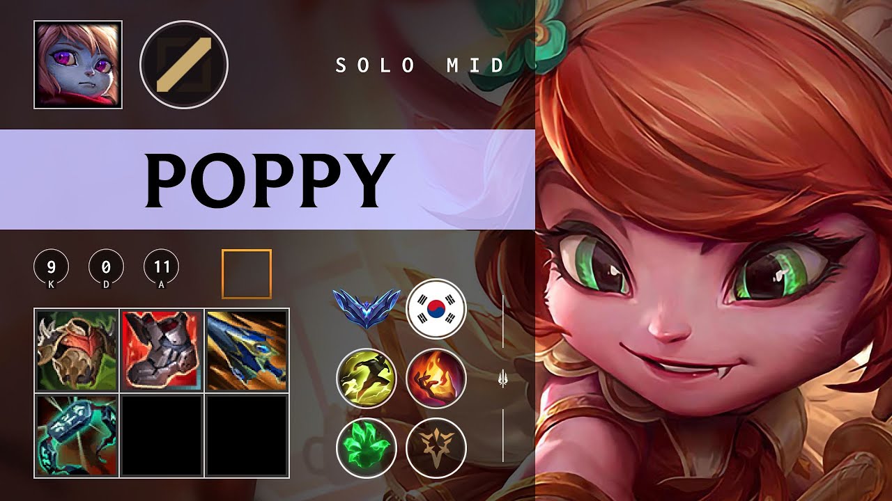 Poppy Mid vs Yone - KR Diamond Patch 26.03