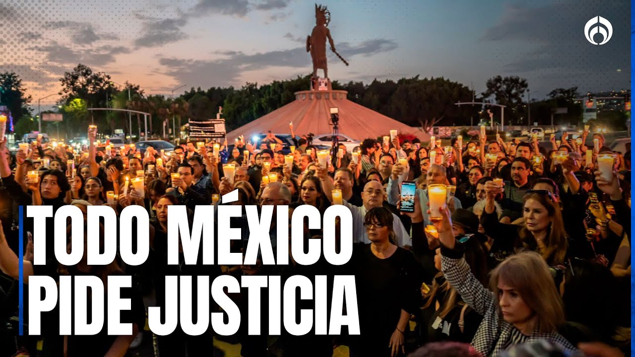200 personas exigen justicia en Baja California por lo ocurrido en Teuchitlán