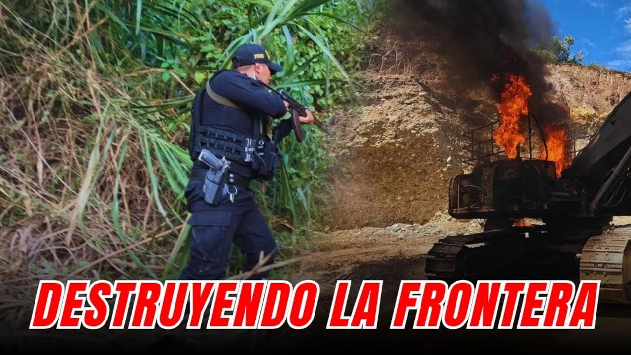 ¡AMENAZA¡ la Mineria ilegal los Rios en la Frontera Perú-Ecuador