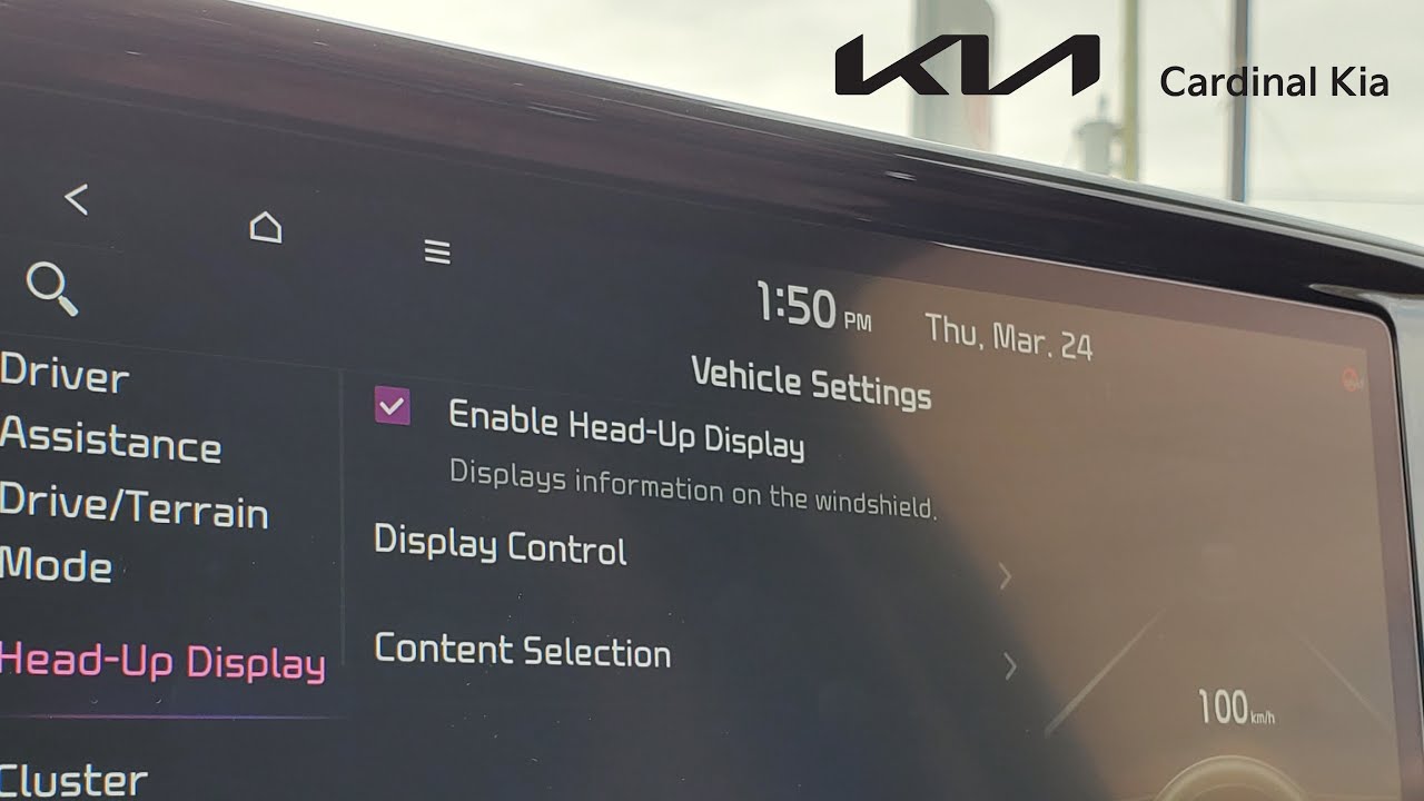 2022 Kia Sorento | How To Adjust Your Heads-Up Display!