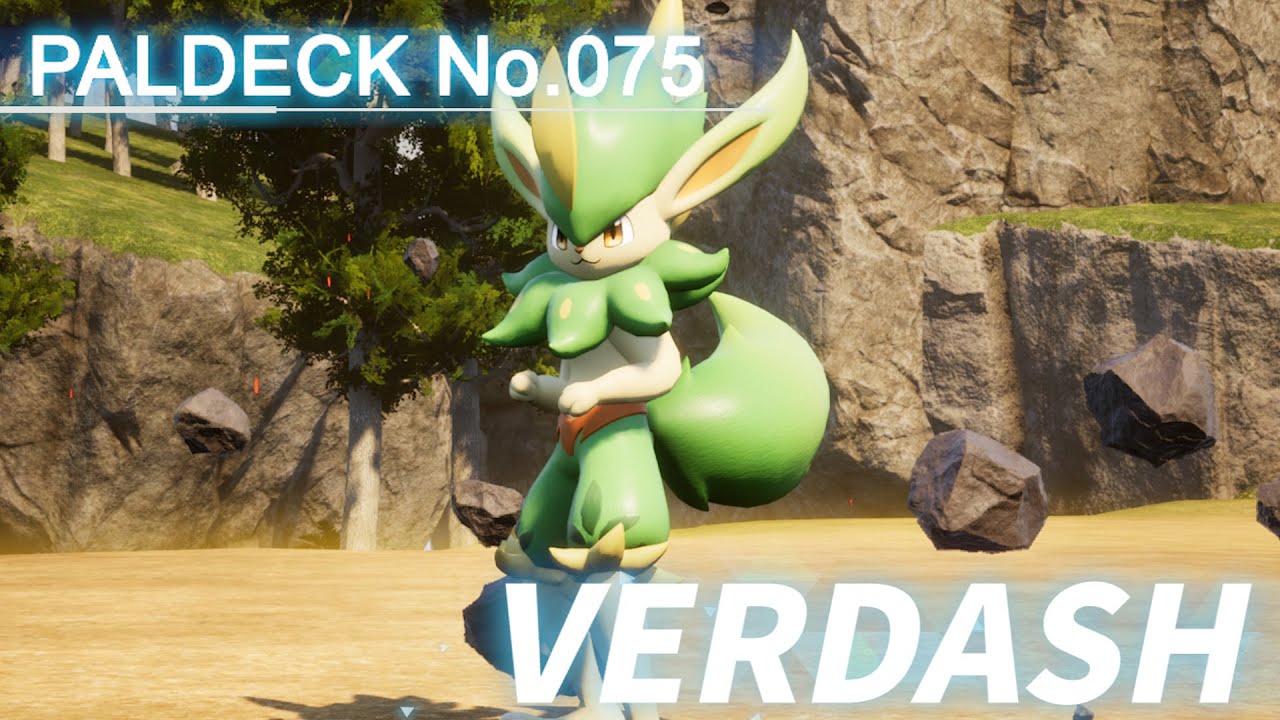 Paldeck | No.075 VERDASH - Palworld | Gameplay | Pocketpair