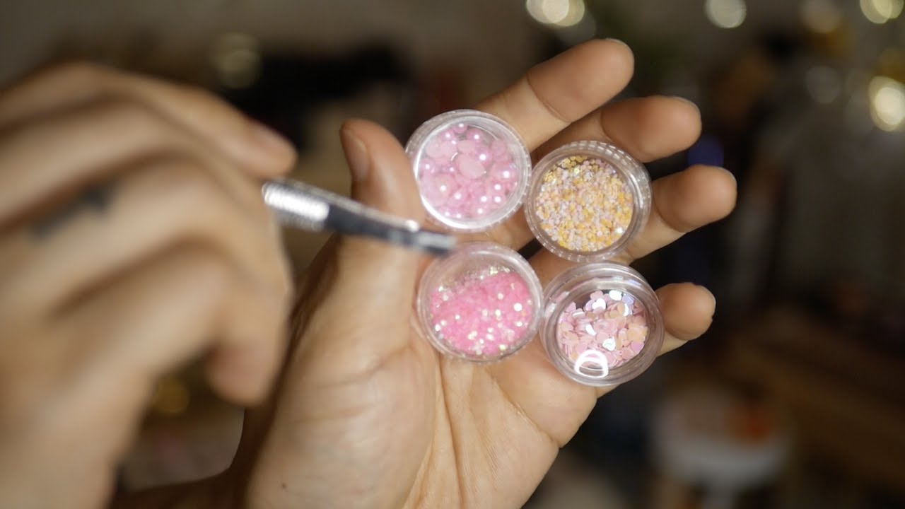 ASMR | (SUB)아이돌 메이크업(글리터,파츠 메이크업) 상황극/ Glitter makeup RP