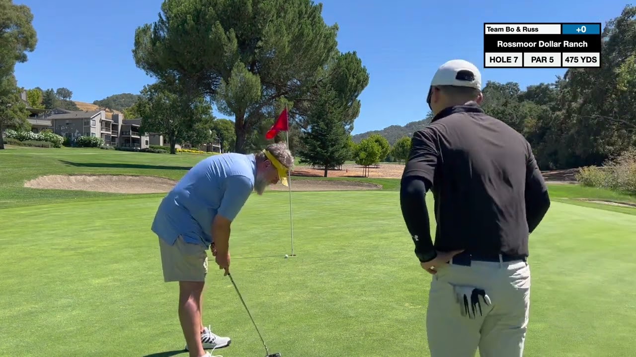 Rossmoor Dollar Ranch Golf Course 18 holes scramble game