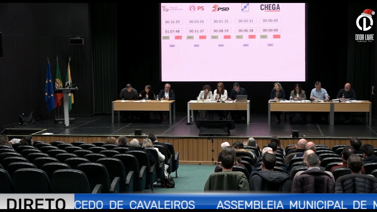 Assembleia Municipal de Macedo de Cavaleiros 29/12/2025