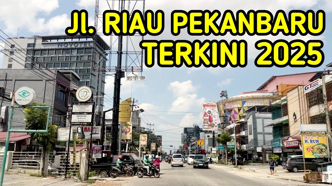 SUASANA JALAN RIAU PEKANBARU PROVINSI RIAU TERKINI 2025