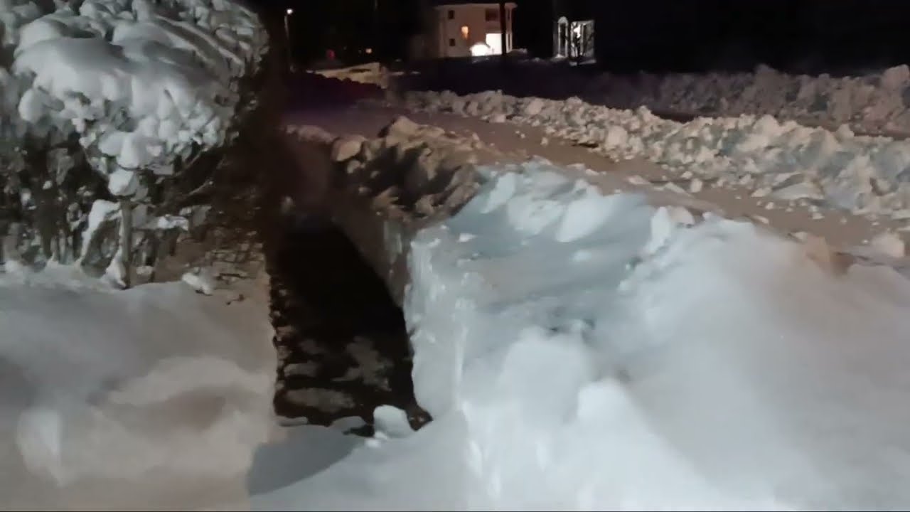 5am Ready to Tackle the Left Over Aftermath of the Blizzard 2026 In My Driveway