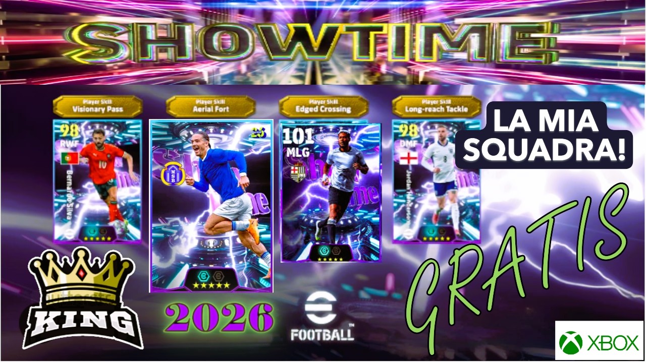 *NEW* TI PRESENTO LA MIA SQUADRA SHOWTIME GRATIS F2P KINGBONNY 1982 EFOOTBALL 2026 GAMEPLAY ITA XBOX