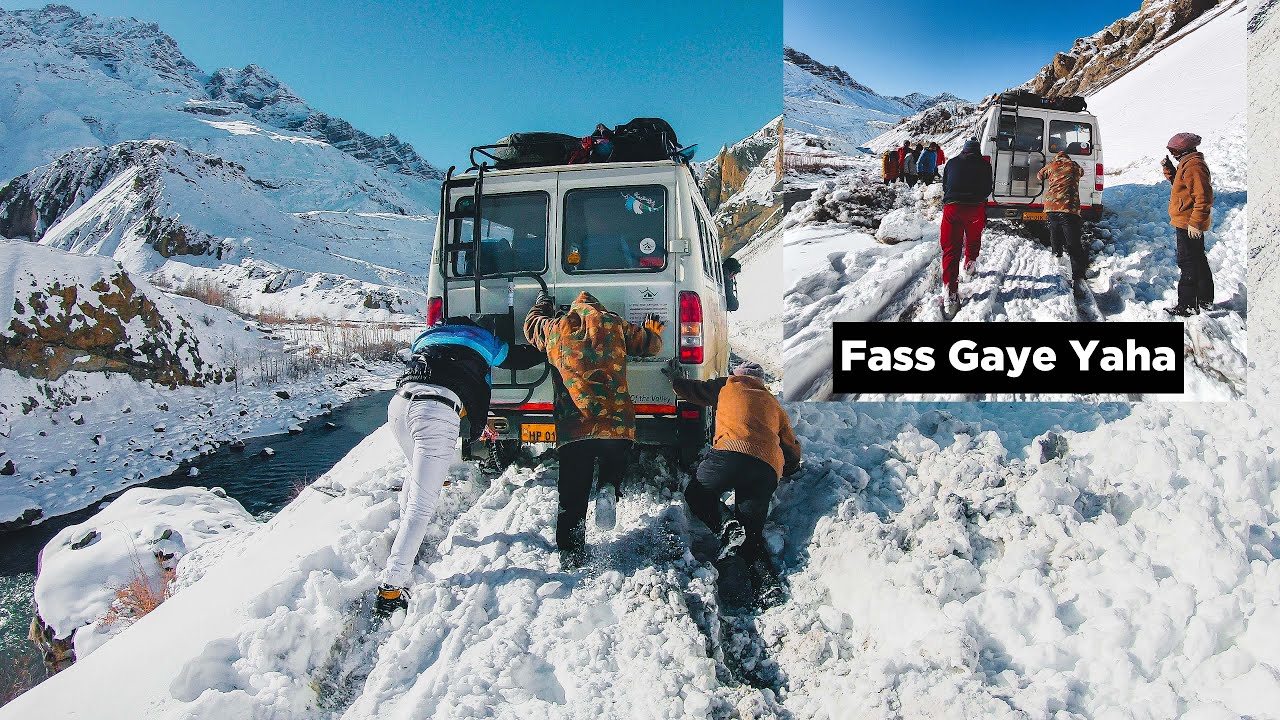 Fass Gaye Spiti Valley Me | Tabo to Kaza | Winter Spiti Valley | EP : 04