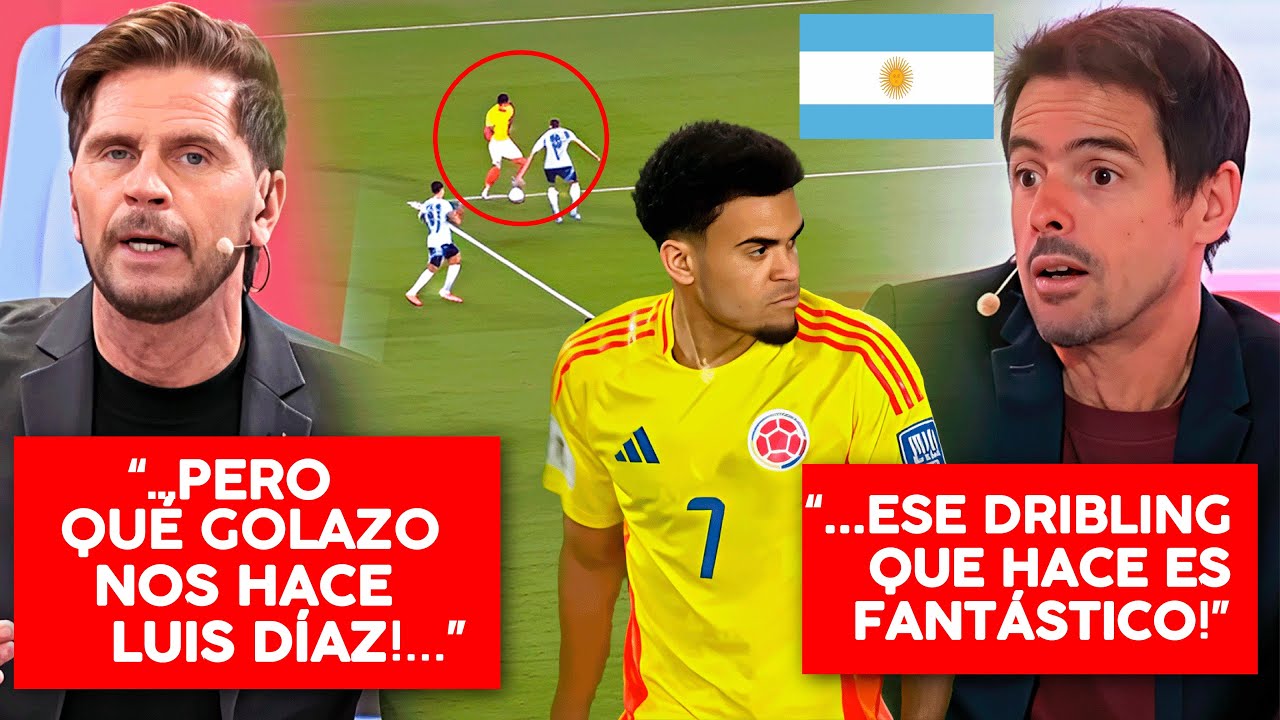 ASÍ REACCIONÓ la prensa ARGENTINA IMPACTADA a LA JUGADA de LUIS DÍAZ 