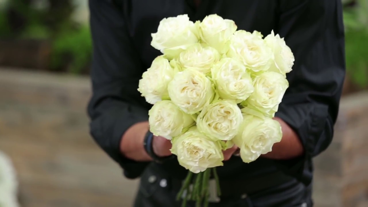 DIY Modern White Floral Arrangement