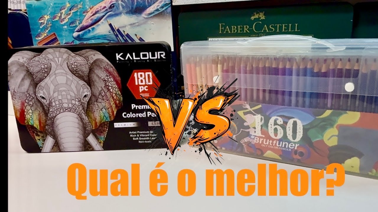 KALOUR VS BRUTFUNER - Qual é o melhor lápis de cor? Saiba tudo sobre eles!
