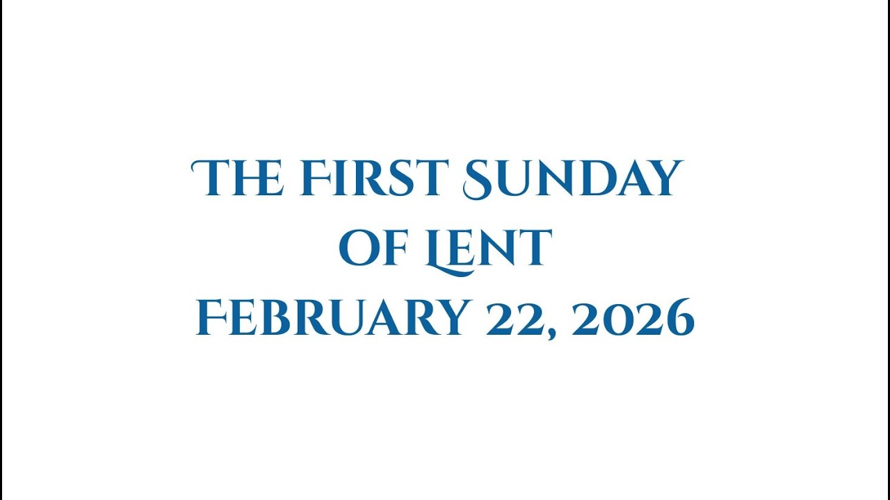 The First Sunday of Lent