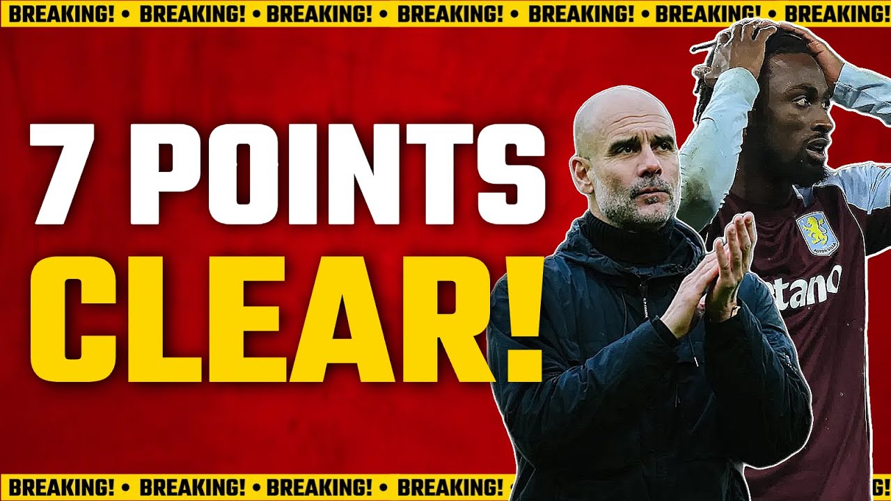 Arsenal STAY 7 Points Clear! Man City & Aston Villa BOTH Lose😲