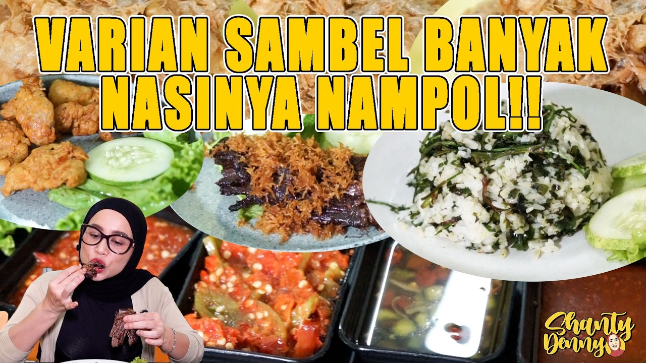 VARIAN SAMBAL BANYAK!! NASINYA NAMPOL!! SAMBAL ARISAN!!