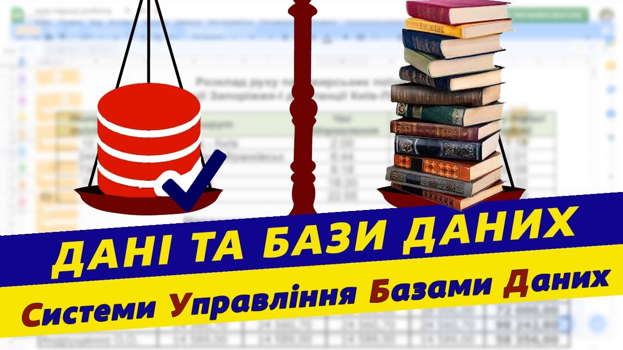 Поняття та призначення баз даних