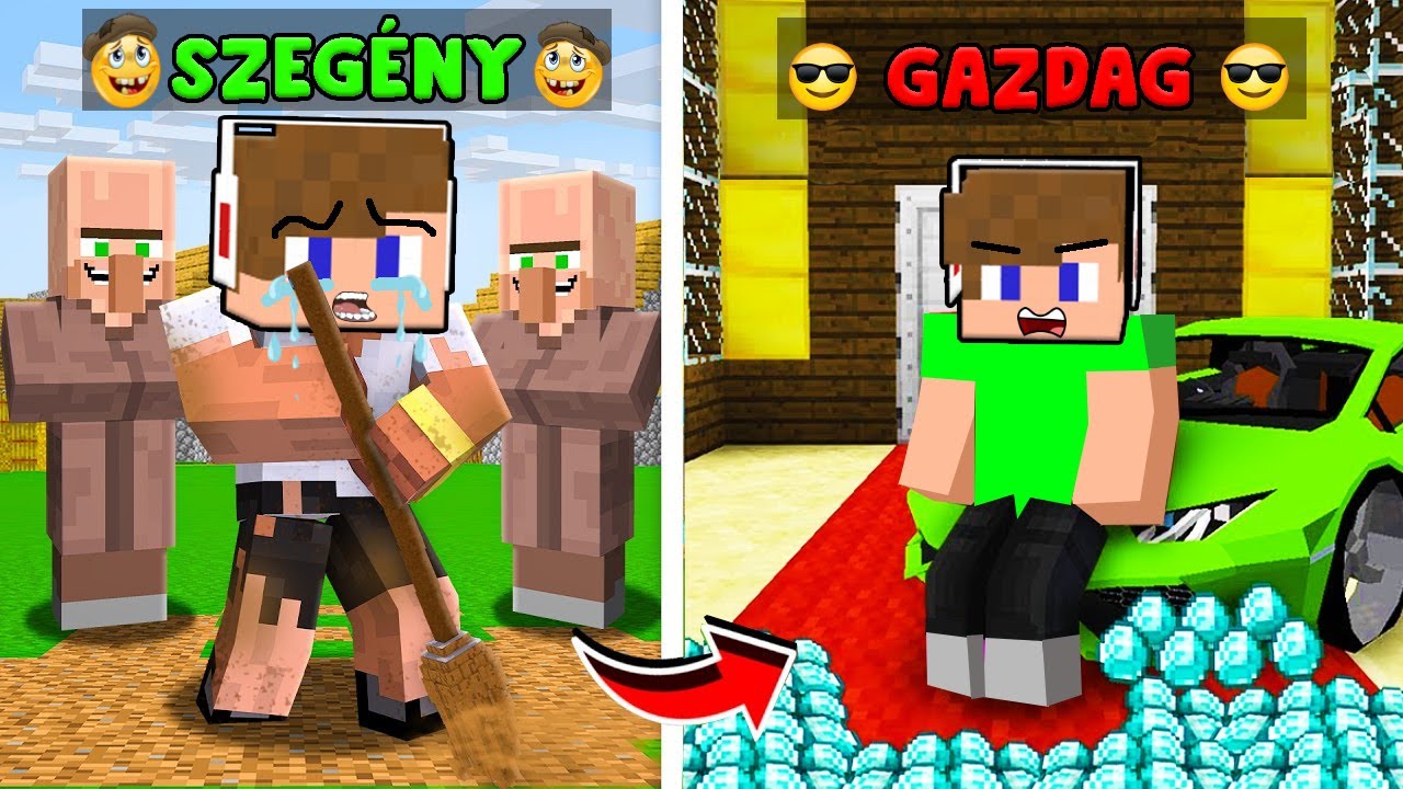 LEGKÖNYEBB vs LEGNEHEZEBB MUNKA A MINECRAFT-BAN! 😱