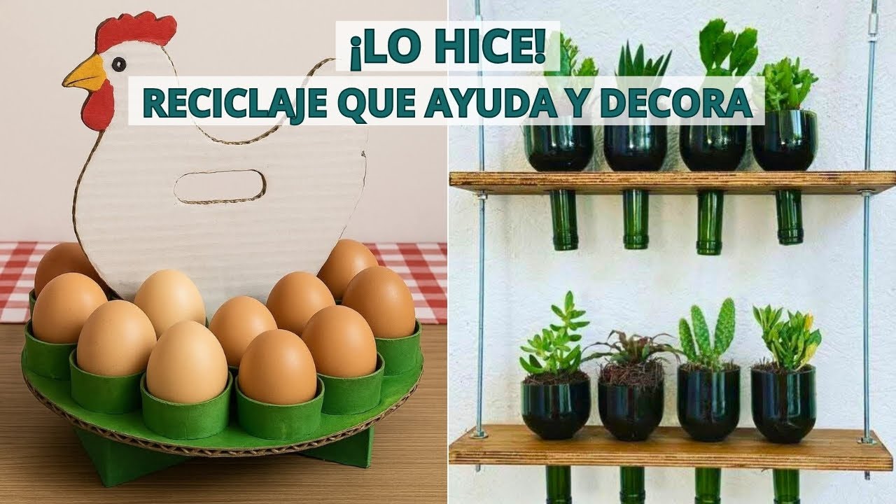 ¡Alto! Antes De Botar Eso Mira Estas Cosas Hechas Con Reciclaje Para El Hogar