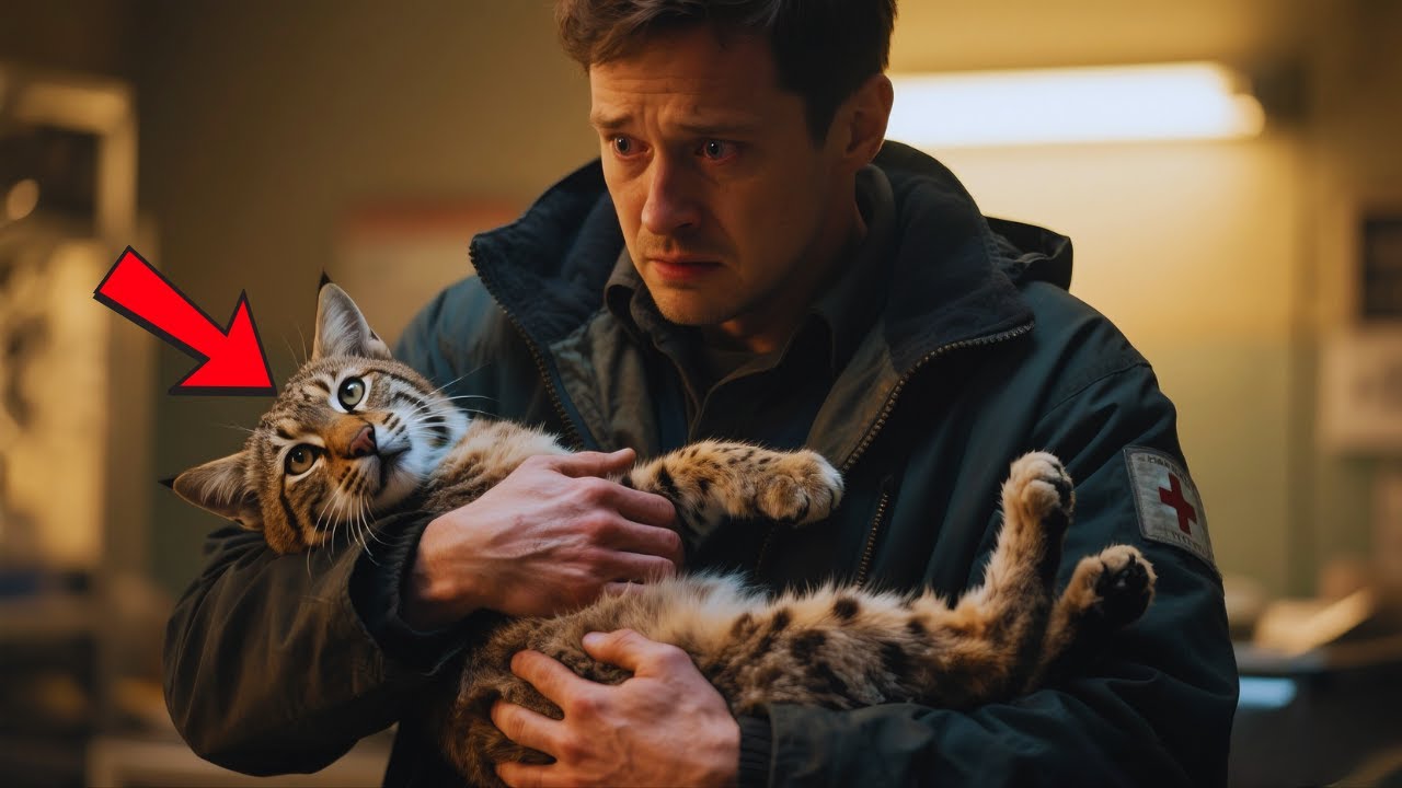 This Bobcat Suddenly Began Seizing in His Arm — What the Caretaker Does Next Will Break Your Hear