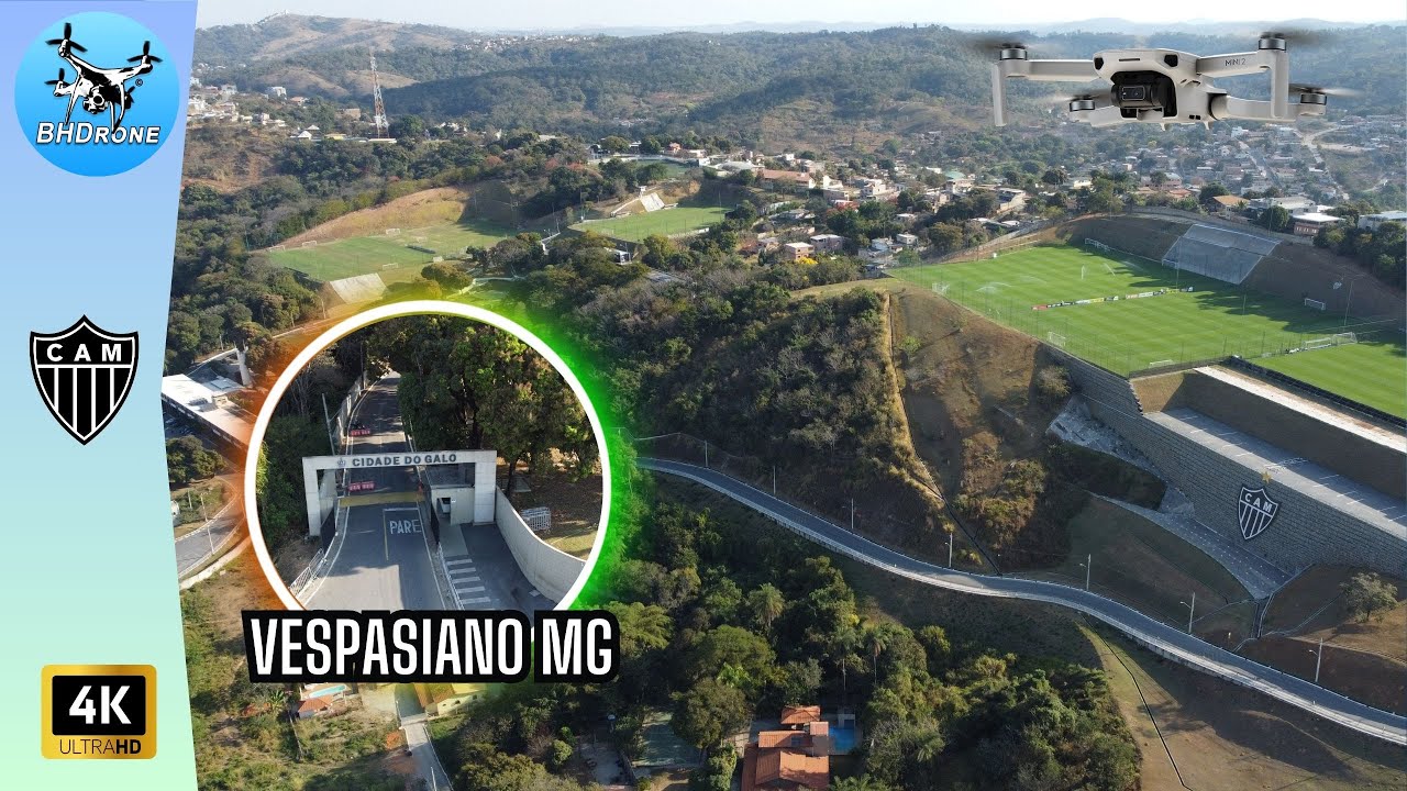 CIDADE DO GALO, centro de treinamento do Clube Atlético Mineiro.