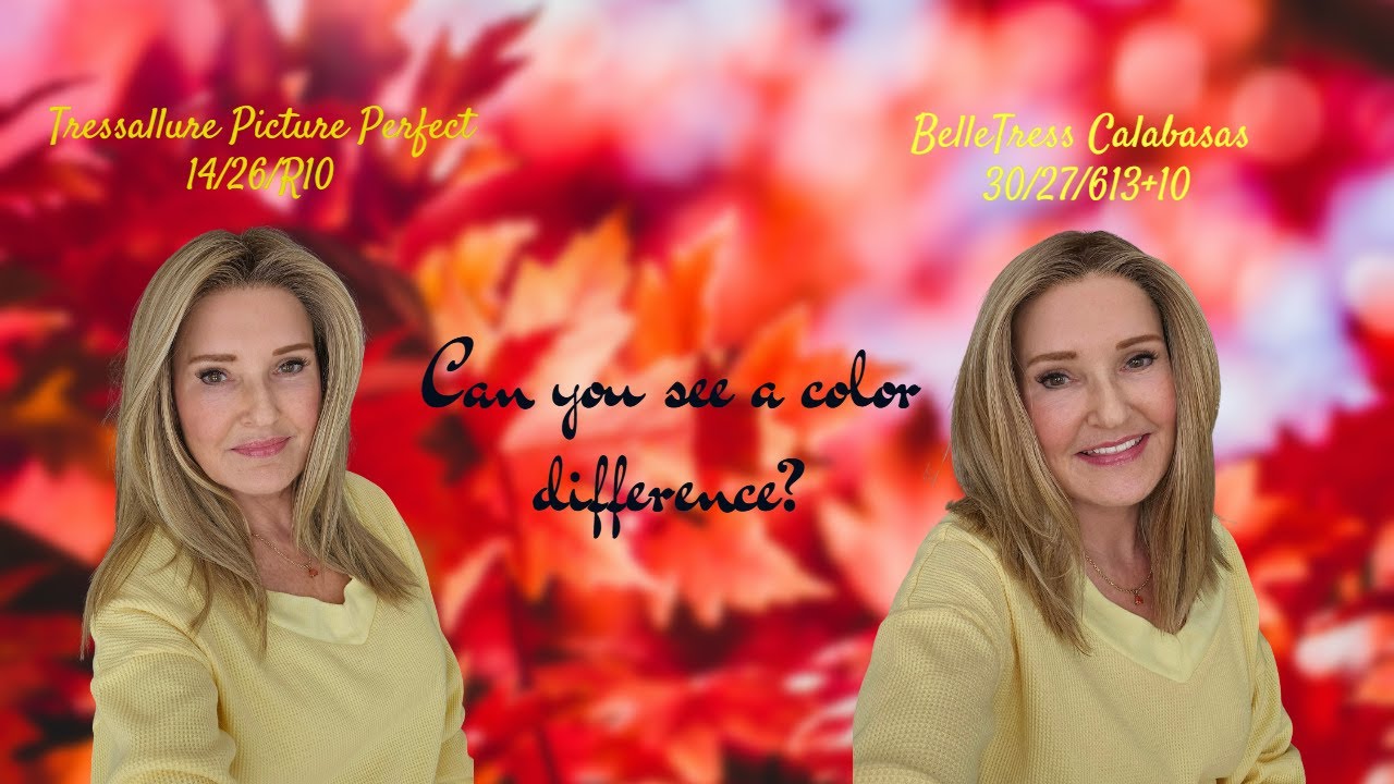 BelleTress Calabasas and Tressallure Picture Perfect style and color comparison! Both are beautiful!
