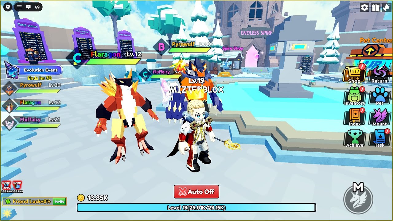 Ayo yang mau pokemon bagus Catch a Monster Roblox