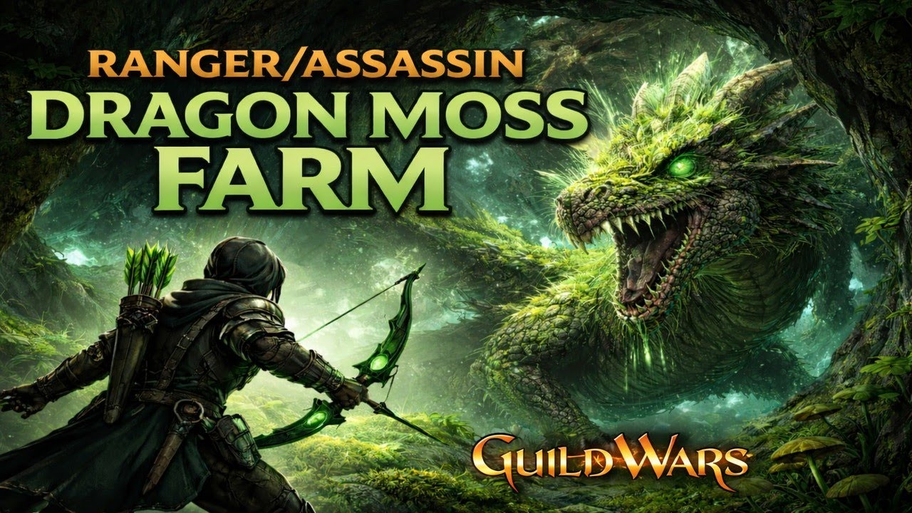 INSANE Dragon Moss Farm! | Ranger/Assassin Gold Method – Guild Wars