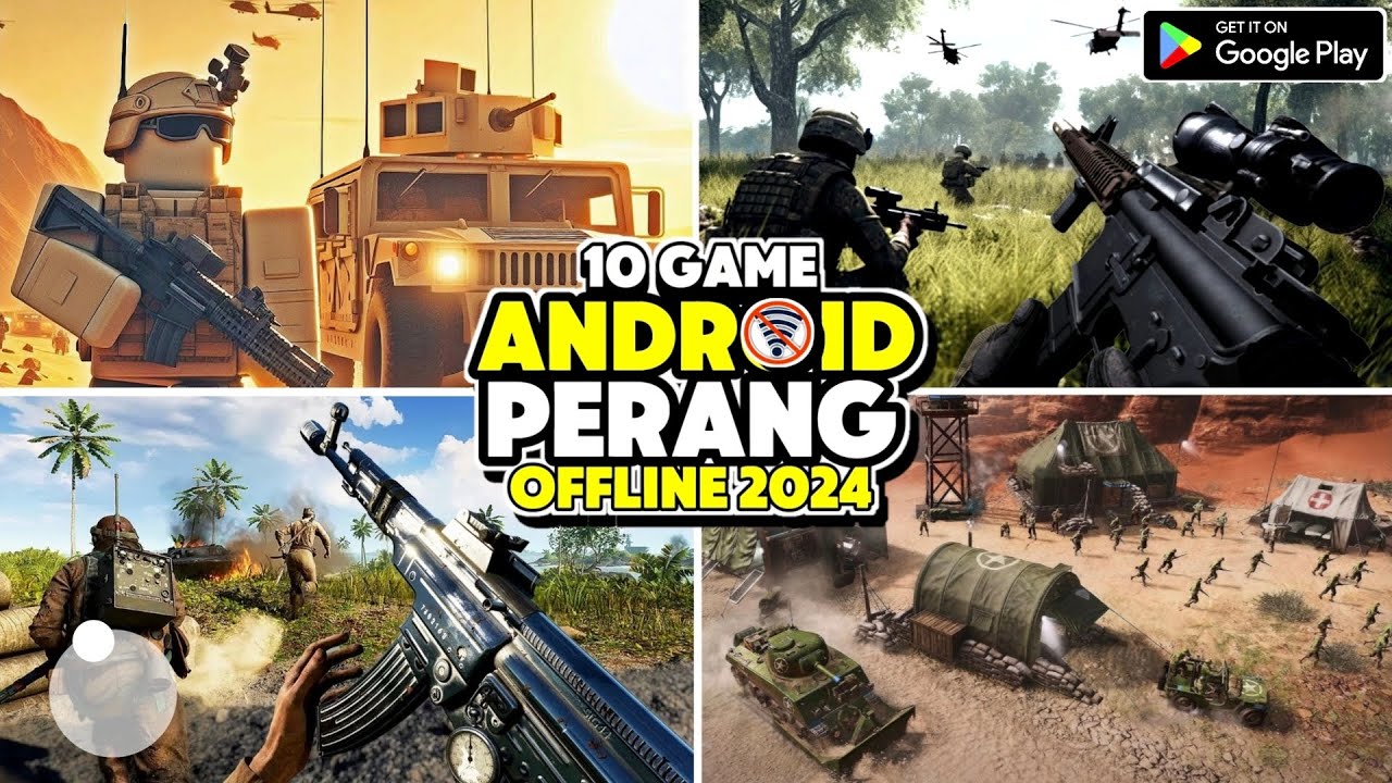 10 game perang offline android terbaik 2024