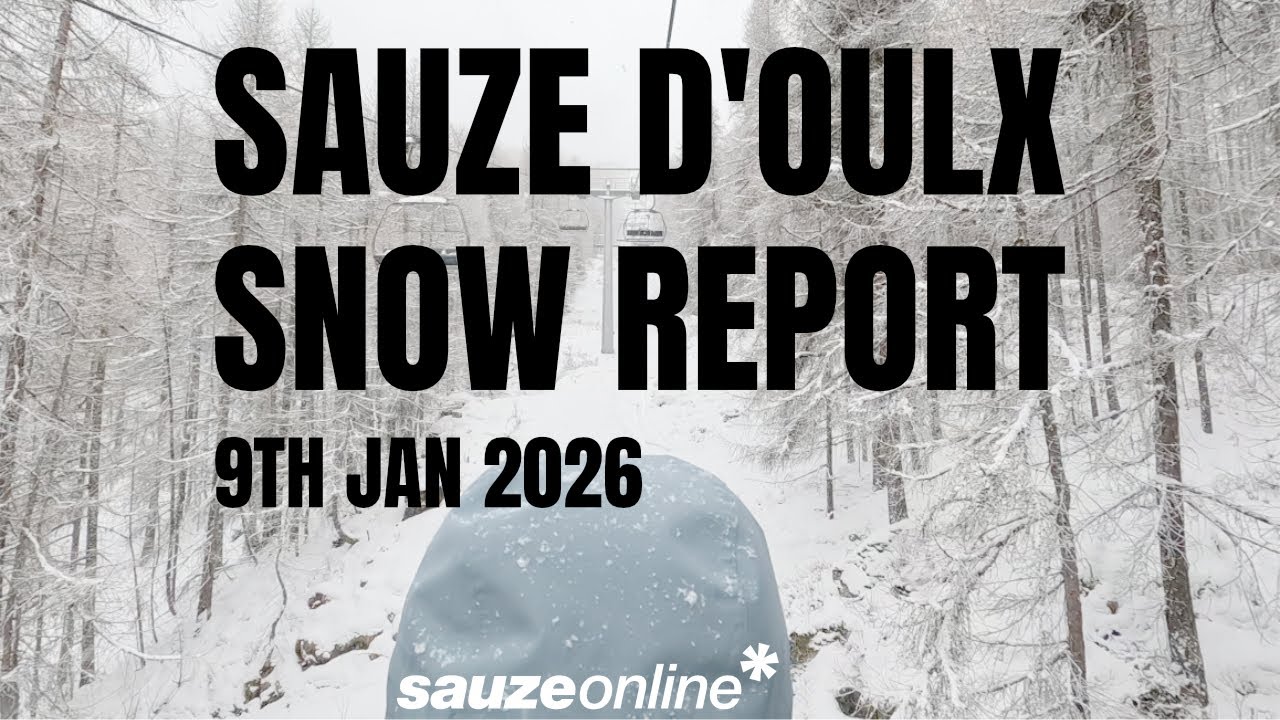 Sauze d'Oulx snow report 09:01:26