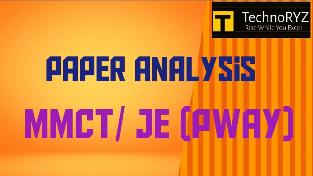 Paper Analysis MMCT JE PWay