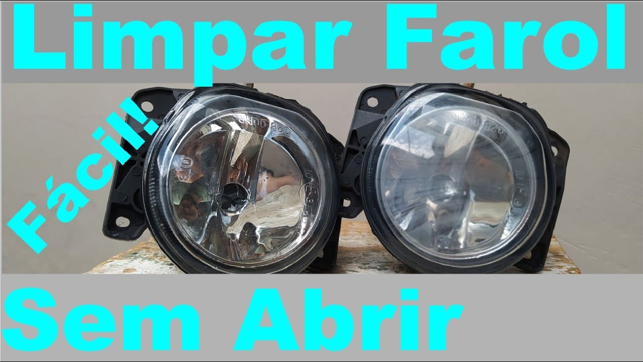 Como Limpar Farol sem descolar