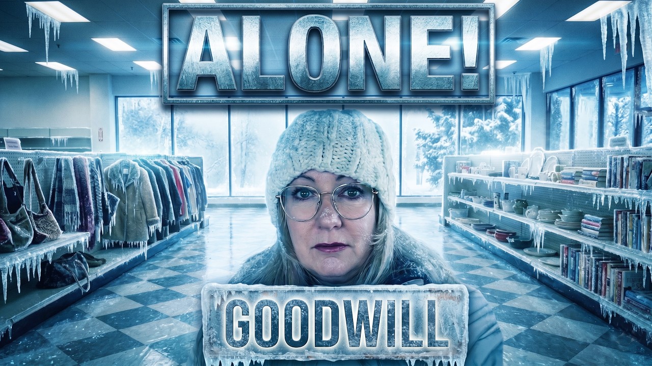 I was Shopping Alone in Goodwill! I Had This Goodwill All to Myself Because of a Snow Storm!