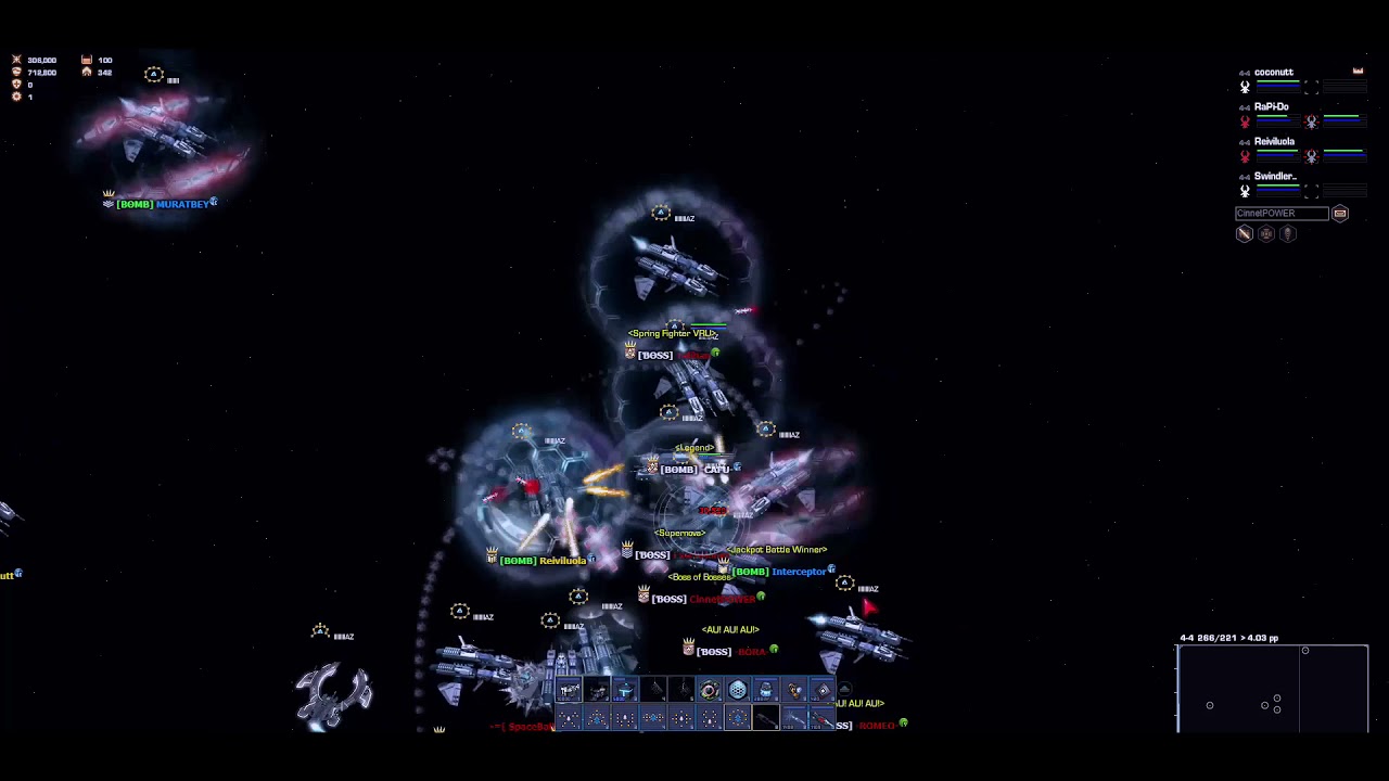 Darkorbit One Ultimate - BOMB vs SON+ELT+BOSS