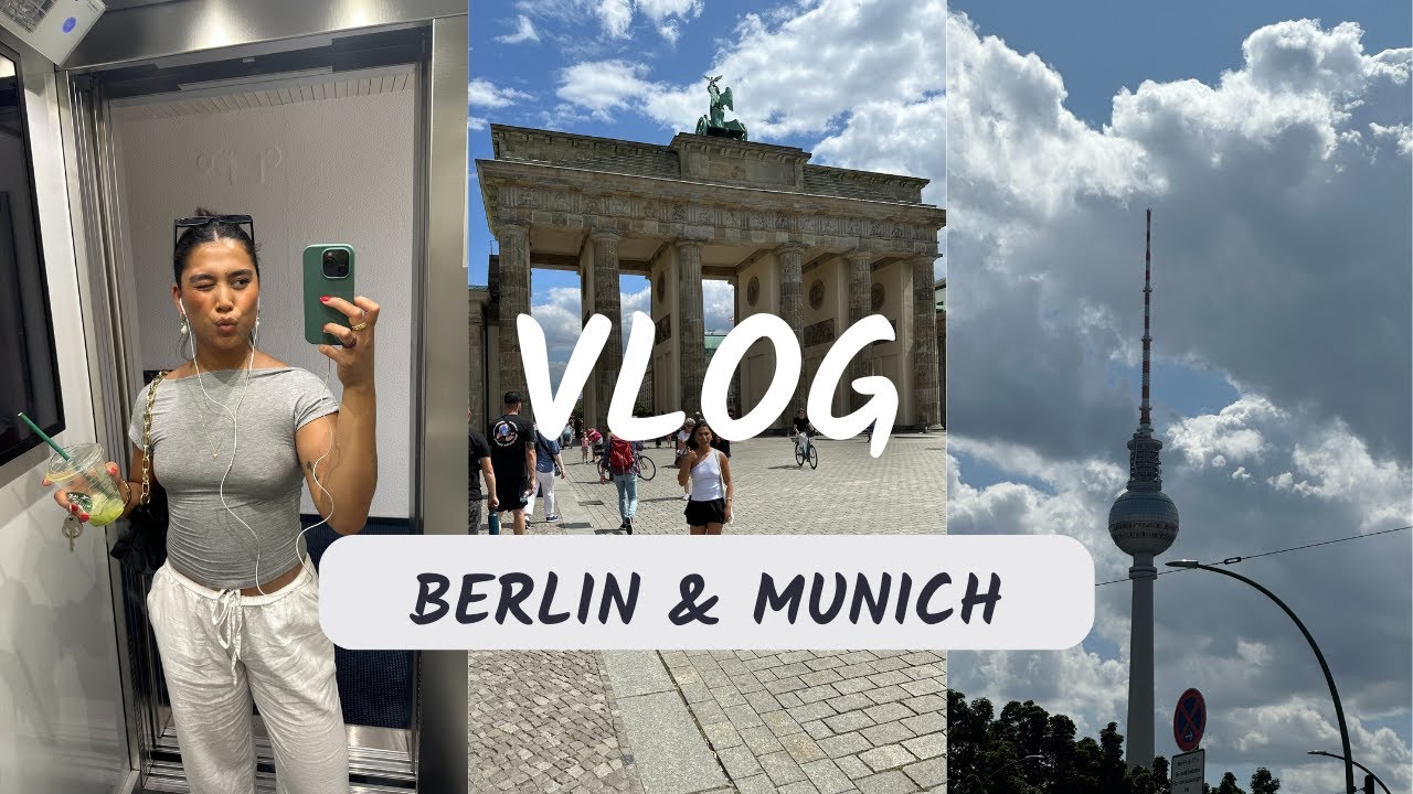 Berlin and Munich vlog - FIRST TIME IN BERLIN (and munich), sightseeing, yummy food & thrifting.