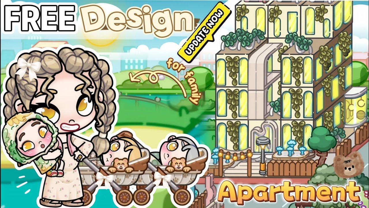 FREE Apartment Design for Mother & child ✨️ HOME 🏡 AVATAR WORLD (DESIGNIDEAS) HOUSE IDEAS DESIGN 