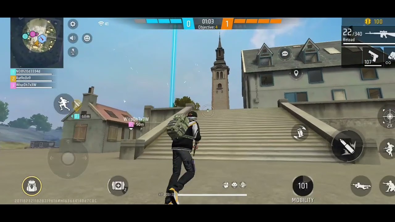I am playing free fire part 6