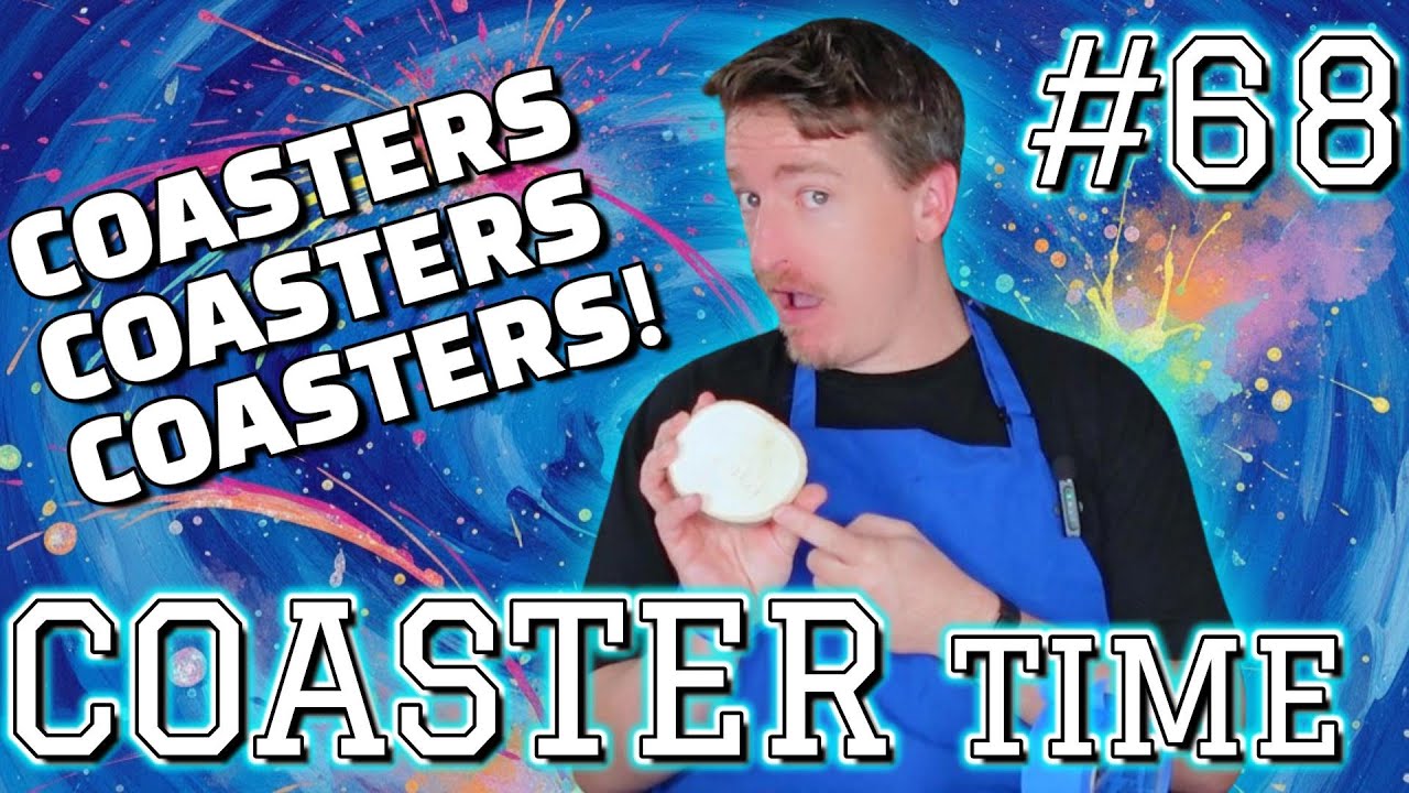 Painting Custom DIY Coasters with Cory: Lives Are Really Cool #68