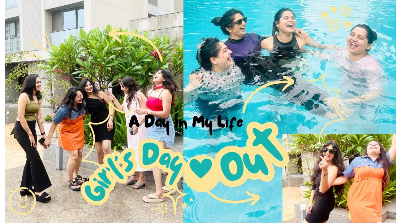 Husband ke sath kiya Prank🤓 | Girls Day Out | pool party masti Vlog 😍♥️ #vlogsbychandni 