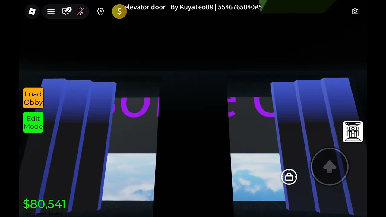 Obby creator (first time Video) Elevator door showCase