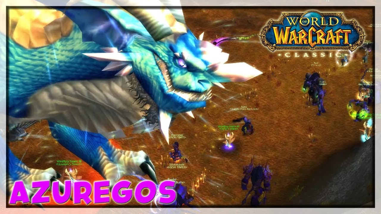 Azuregos fight, WoW classic, horde, Bloodfang EU