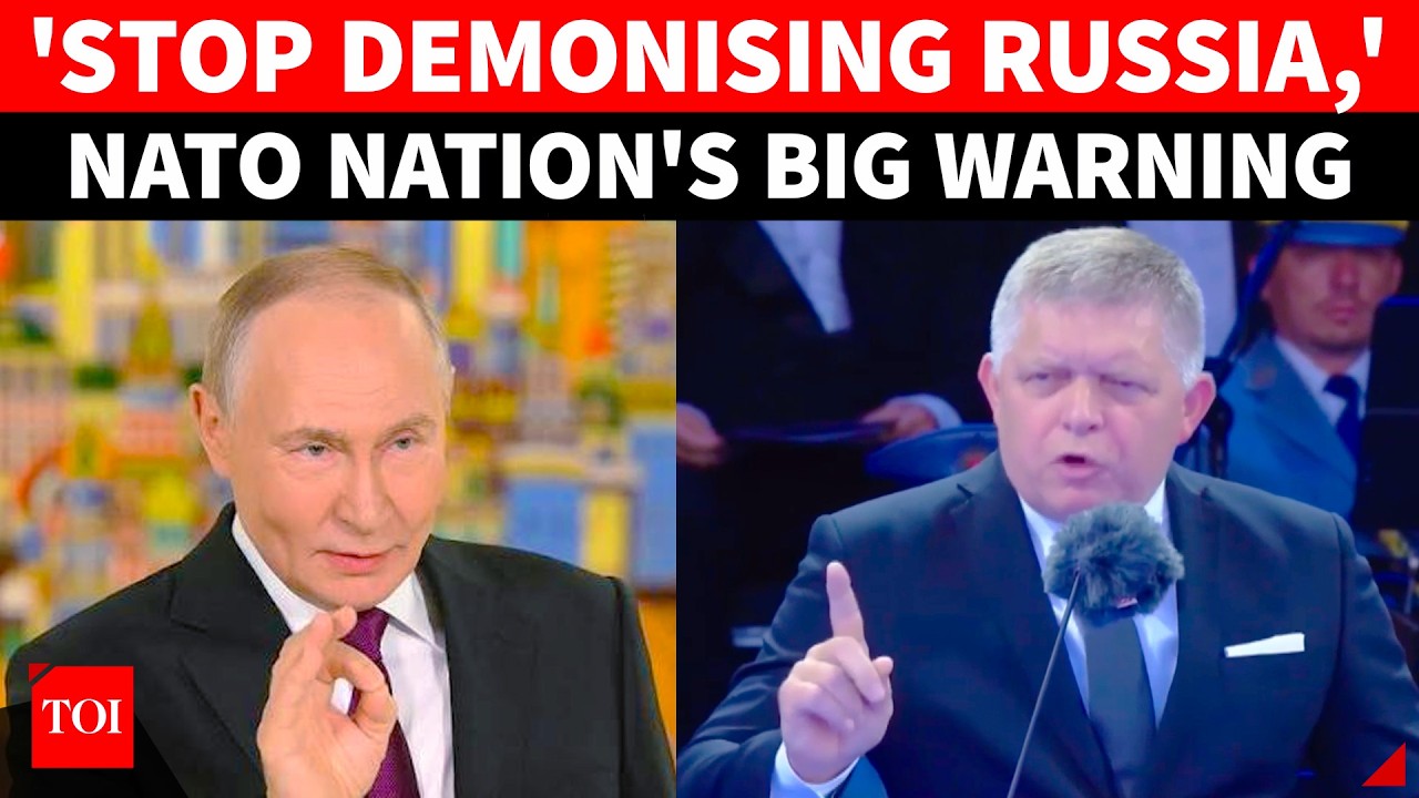 'Russophobia Is Taking Over Europe': Fico's Explosive Warning To EU; 'Stop Demonising Russia'