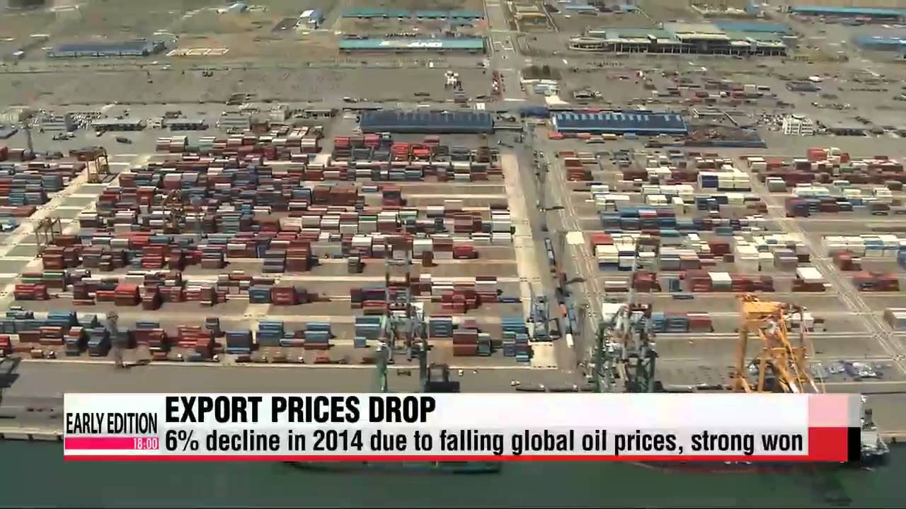 Export prices drop to 7-year-low in 2014   작년 수출물가 6.0% 하락, 7년만에 최저수준