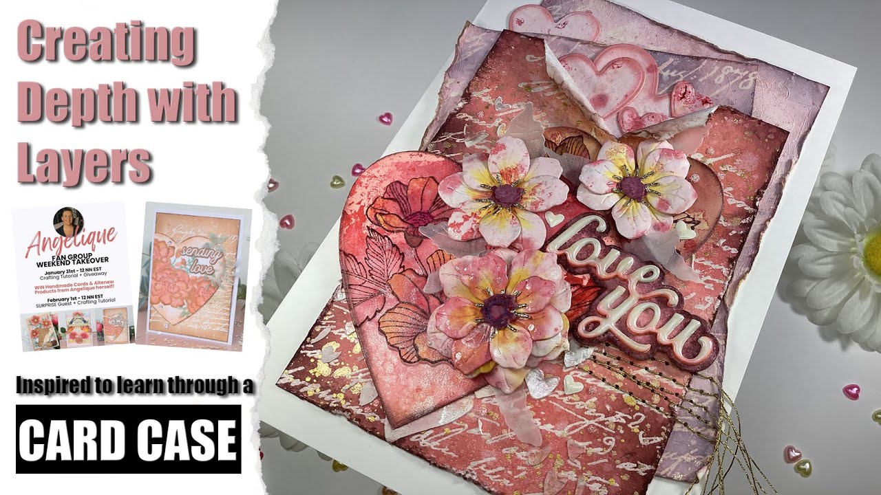 Building Depth With Layers | CASEing Angelique's Card!