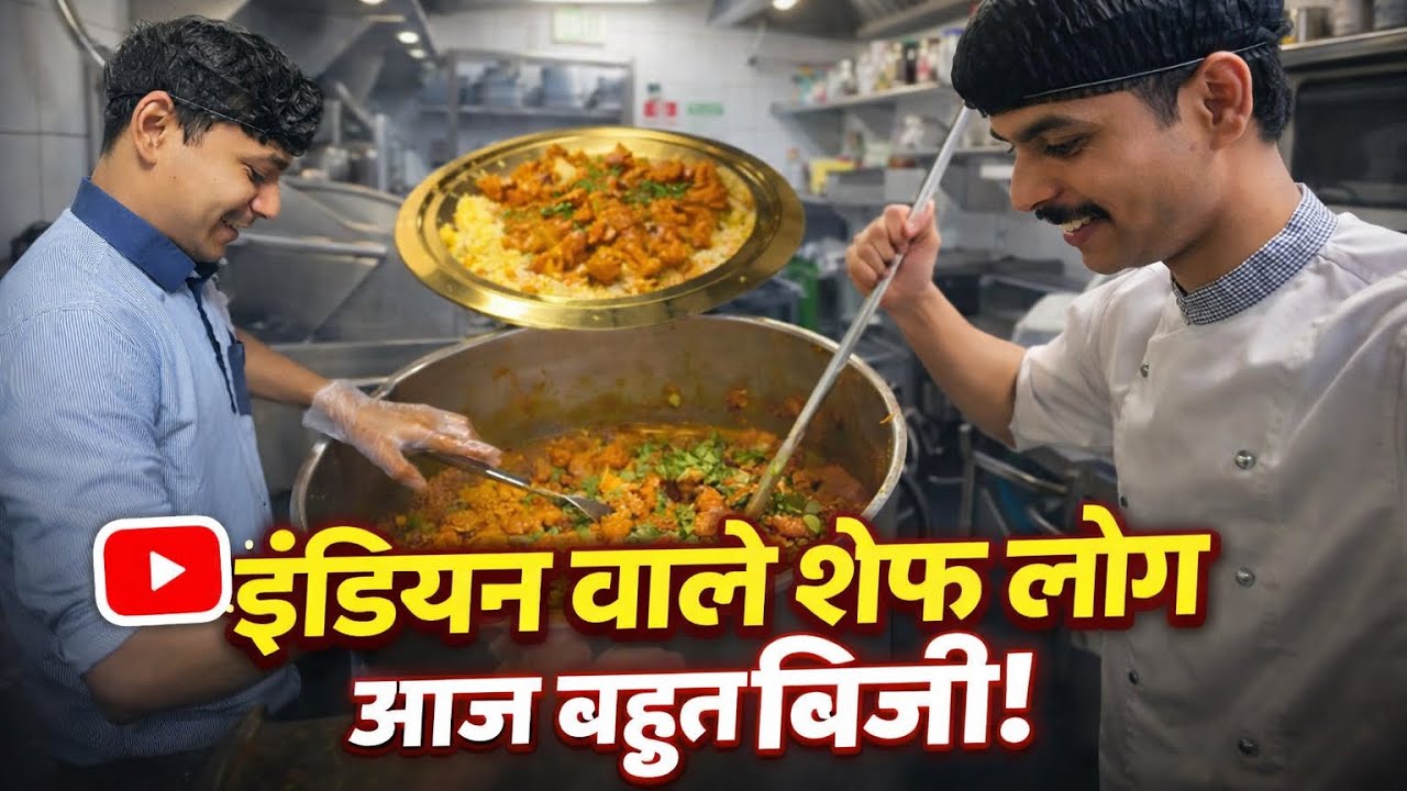इंडियन वाले शेफ लोग बहुत बिजी😱बाद में हमको भी जाना पड़ा।🫡👨‍🍳chef life pahadi chef 👨‍🍳✅