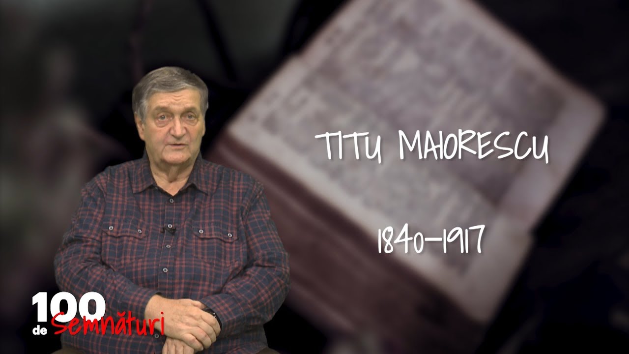 100 de semnături. Titu Maiorescu (16 12 2018)