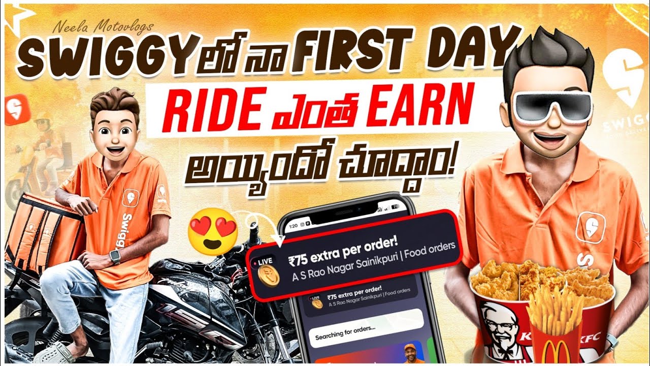 My First Day as a Swiggy Delivery Partner 🚴‍♂️ | Full Day Earnings & Struggles#swiggy #fooddelivery