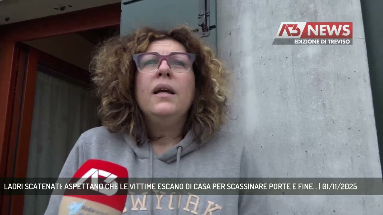 LADRI SCATENATI: ASPETTANO CHE LE VITTIME ESCANO DI CASA PER SCASSINARE PORTE E FINE... | 01/11/2025
