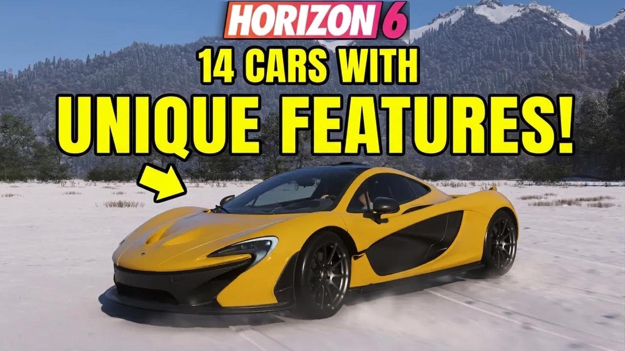 FORZA HORIZON 6: 14 Cars With Awesome Unique Features!